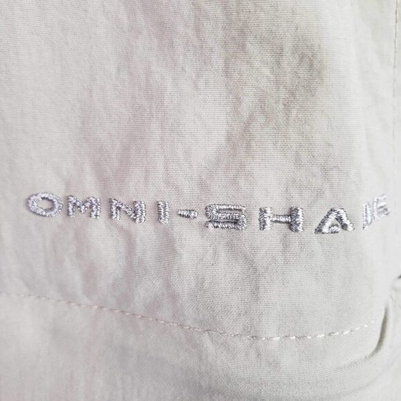 Columbia PFG Fishing Pants Mens Size XL Cargo Khaki Tan Omni-Shade Convertible - Picture 6 of 11